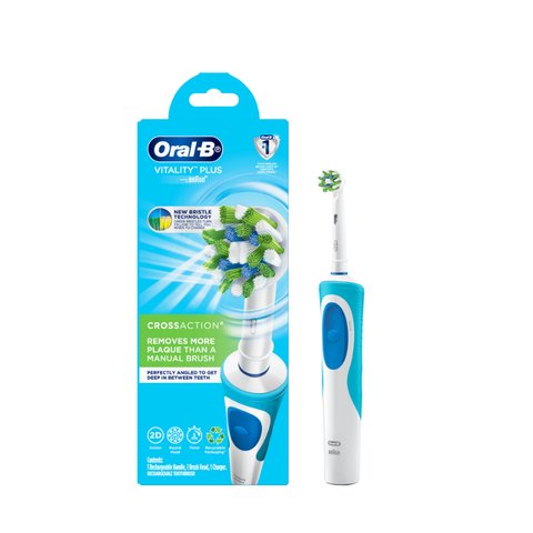 Oral - B Vitality Plus 2D Action Cross Action giúp sạch sâu mảng bám kẽ răng