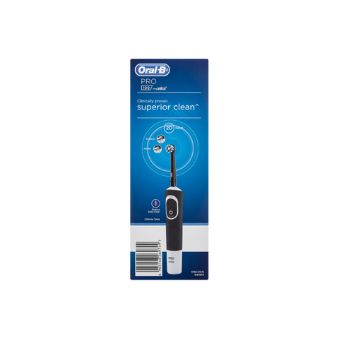 Bàn chải điện cao cấp oralb pro 100 crossaction midnight black brush head & travel care