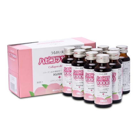 Collagen Nhật De Happy 10000mg hỗ trợ nuôi dưỡng tái tạo da 10chaix50ml/hộp