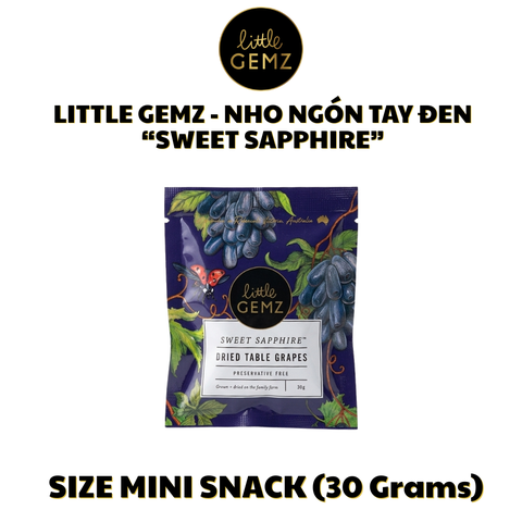 Nho Ngón Tay khô trên cành Little Gemz Sweet Sapphire Dried Grapes Clusters 30g