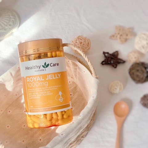 Sữa ong chúa Heathy Care Royal Jelly đẹp da, chậm lão hóa 365 viên