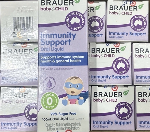 Thực phẩm bảo vệ sức khỏe BRAUER BABY & CHILD IMMUNITY SUPPORT 100ml