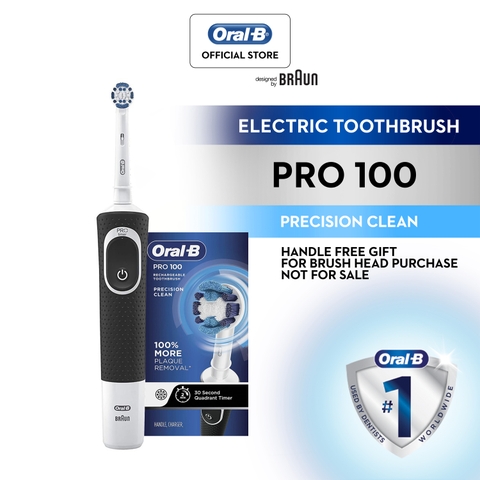 Bàn chải điện Oral-b pro precision Braun làm sạch 99% mảng bám sâu trên từng kẽ răng
