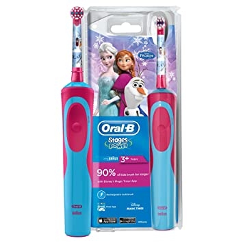 Bàn chải điện oral-b stages power princess cho bé gái trắng răng, sạch mảng bám hơi thở thơm tho răng trắng sáng