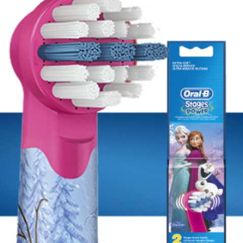 Bàn chải điện oral-b stages power princess cho bé gái trắng răng, sạch mảng bám hơi thở thơm tho răng trắng sáng
