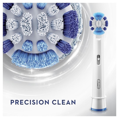 Bộ 6 đầu bàn chải điện thay thế Oral B Power Toothbrush Precision Clean Refills lý tưởng cho răng và nướu nhạy cảm