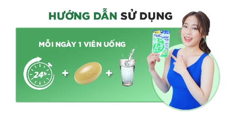 Trắng da DHC Adlay Extract hỗ trợ làn da sáng mịn 30 ngày 30 viên