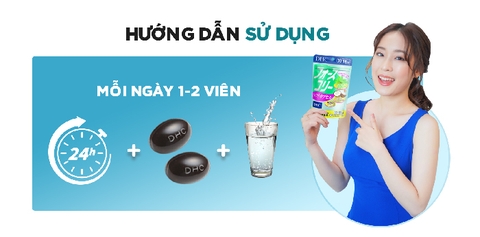 Viên uống Giảm cân DHC bổ sung dầu dừa hỗ trợ giảm cân an toàn và làm đẹp da 60 viên 30 ngày