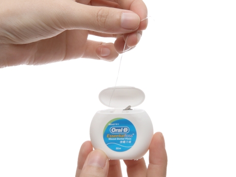 Bộ 2 hộp chỉ nha khoa Oral-B Essential Floss hỗ trợ làm sạch mảng bám trên răng
