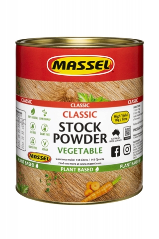 Bột nêm vị rau củ Massel Classic Stock Power Vegetable không bột ngọt thơm ngon tiện lợi 2.5kg