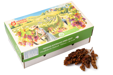 Nho khô nguyên cành Adora st Food Crimson Dried Table Grapes Cluster 4kg - Loại A