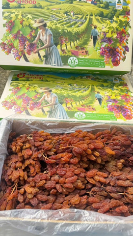 Nho khô nguyên cành Adora st Food Crimson Dried Table Grapes Cluster 4kg - Loại A