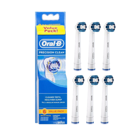 Bộ 6 đầu bàn chải điện thay thế Oral B Power Toothbrush Precision Clean Refills lý tưởng cho răng và nướu nhạy cảm