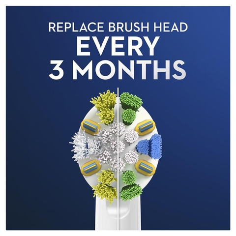 Bộ 3 đầu bàn chải điện Oral B Power Toothbrush Floss Action Refills làm sạch từng kẽ răng giúp răng trắng sáng tự nhiên