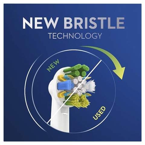 Bộ 3 đầu bàn chải điện Oral B Power Toothbrush Floss Action Refills làm sạch từng kẽ răng giúp răng trắng sáng tự nhiên