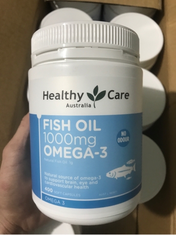 Dầu Cá Omega 3 Healthycare Fish Oil 400 viên