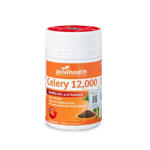 Goodhealth Celery 12,000 – hạt cần tây hỗ trợ Gout cân bằng acid uric trong cơ thể, hỗ trợ đường tiết niệu và dịch cơ thể
