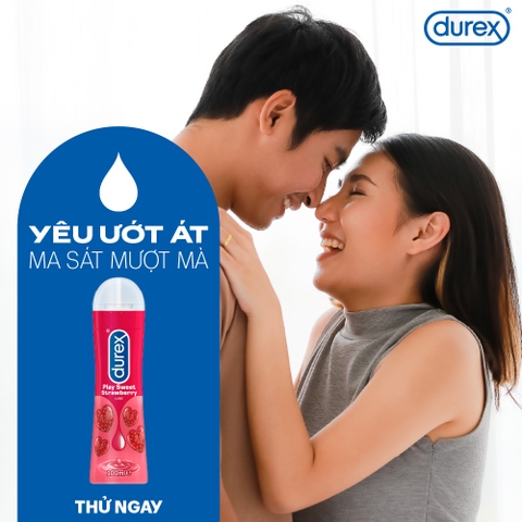 Gel bôi trơn Durex Gel Play Strawberry hương dâu chai 100ml