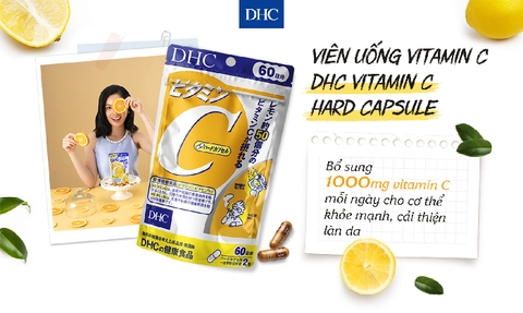 Vitamin c DHC hỗ trợ hỗ trợ da sáng mịn và ngăn mụn 60 viên 30 ngày