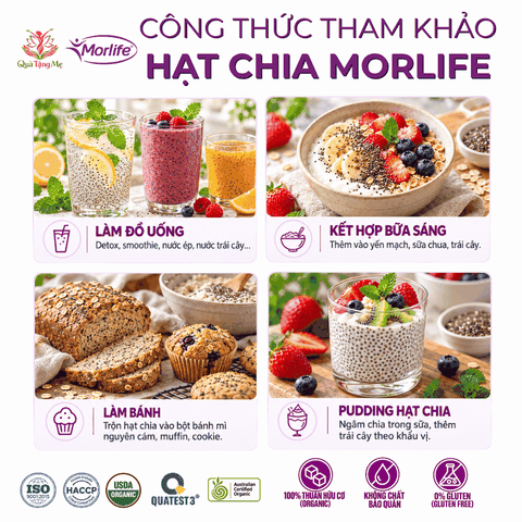 Hạt chia hữu cơ Morlife