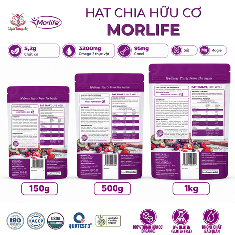 Hạt chia hữu cơ Morlife