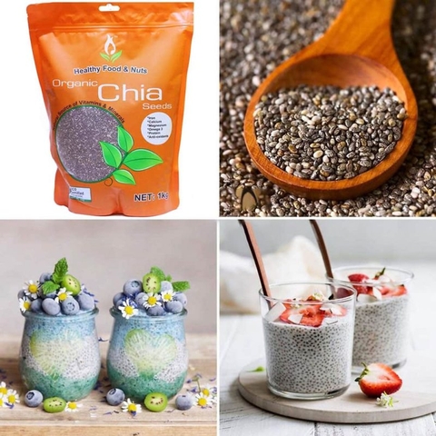 Hạt chia Úc Organic Chia Seed Nature Superfood hữu cơ gói 1kg