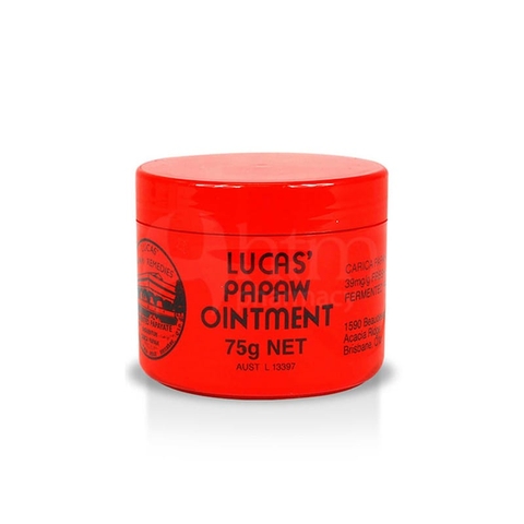 Kem đa năng Lucas Papaw Ointment chiết xuất đu đủ hỗ trợ làm dịu da hộp 75g