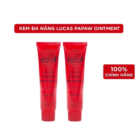 Kem đa năng Lucas Papaw Ointment chiết xuất đu đủ hỗ trợ làm dịu da tuýp 25g