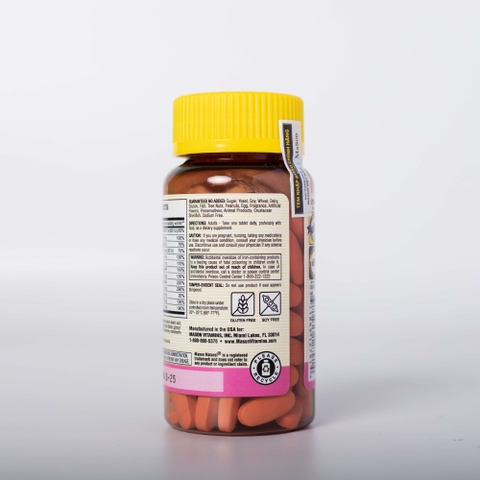 Viên Uống Tổng Hợp Vitamin Cho Bà Bầu MASON NATURAL Prenatal Formulation 100 Viên Cho Phụ Nữ Mang Thai Và Cho Con Bú