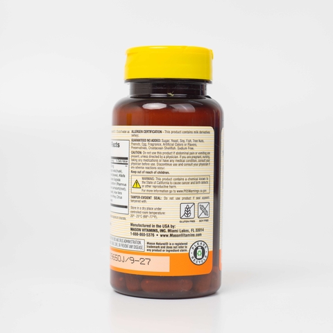 Viên Uống Hỗ Trợ Chức Năng Đại Tràng MASON NATURAL Colon Herbal Cleanser 60 Viên