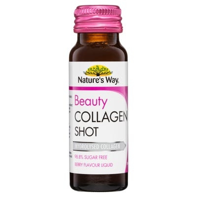 Bổ sung collagen nước thủy phân nature's way beauty collagen shot - hydrolysed collagen 50ml x10 chai