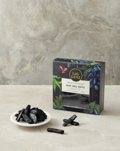 Nho khô Ngón Tay Little Gemz Sweet Sapphire Dried Grapes Clusters 300g (New)