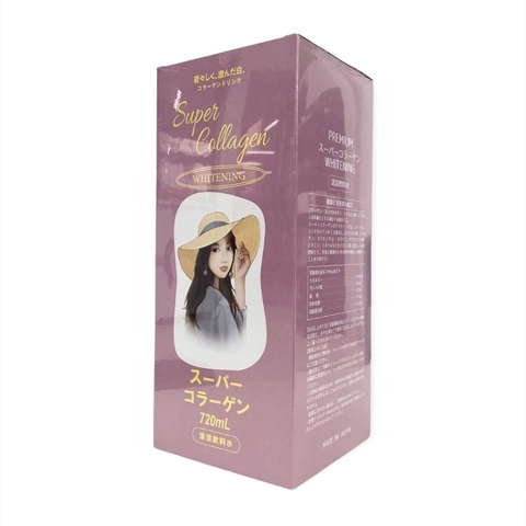 Nước uống bổ sung collagen Super Collagen Fuji Health Nhật Bản hỗ trợ làm đẹp da chai 720ml