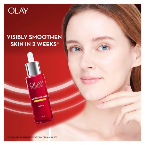 Tinh chất chống lão hóa Olay regenerist niacinamide anti aging face super serum vitamin B3, C, E 30 ml