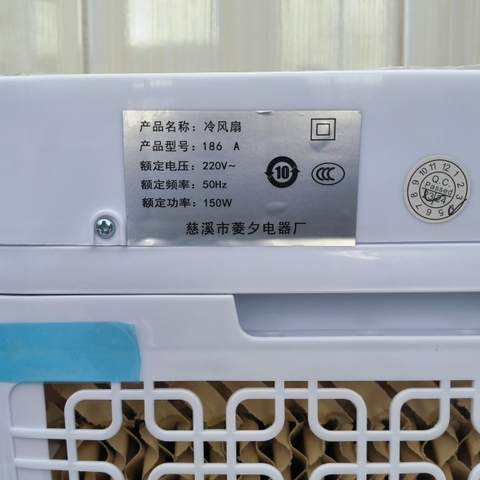 Quạt điều hòa hơi nước dung tích 7 lít tinawes nút cơ làm mát phòng 20m vuông
