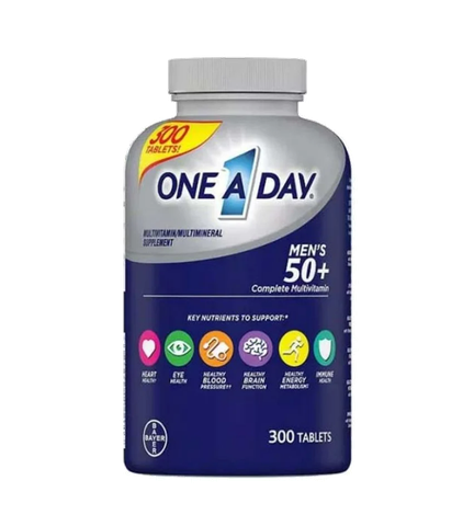 Vitamin tổng hợp one a day men's bayer cho nam trên 50+ tuổi hộp 300 viên