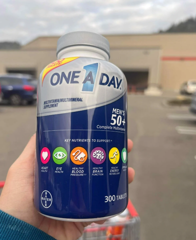 Vitamin tổng hợp one a day men's bayer cho nam trên 50+ tuổi hộp 300 viên