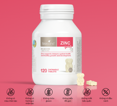 Bio Island ZinC 120 Chawable Tablets