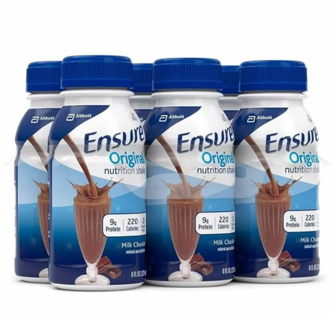 Sữa nước ensure abbott milk socola chai 237ml thùng 30 chai