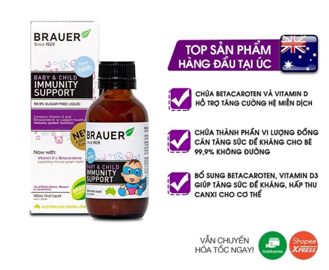 Brauer Baby & Child Immunity Support 100ml