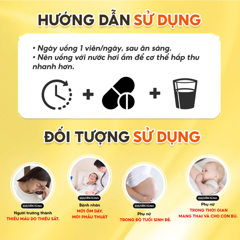 Viên Uống Sắt Cho Bà Bầu MASON NATURAL Ferrouse Gluconate Giúp Bổ Máu, Tăng Tế Bào Hồng Cầu, Không Tanh 100 Viên
