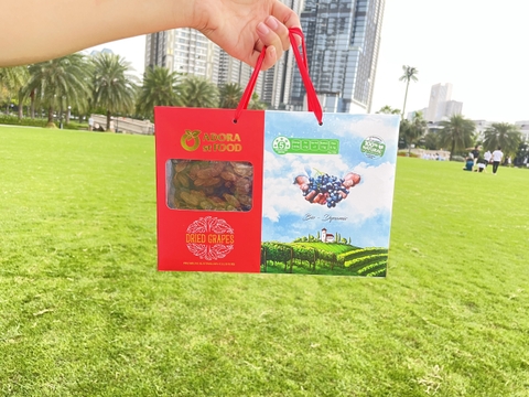 Nho khô nguyên cành Adora st Food Dried Grapes Cluster Thompson  1kg đặc sản Úc