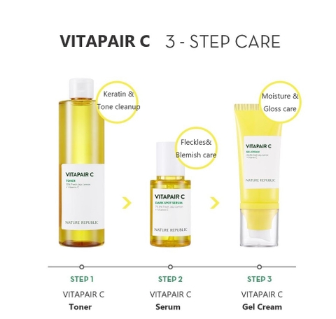 Nature Republic Sữa rửa mặt Vitapair C Foam Cleanser 150ml (IP04)