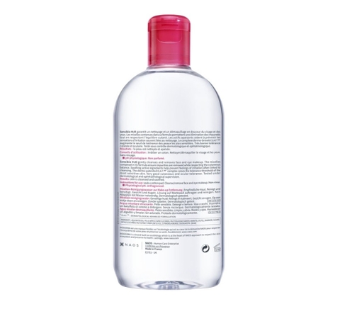 Nuớc tẩy trang Bioderma Crealine H2O Peaux Sensibles da nhạy cảm-500ml