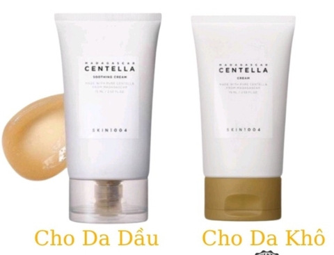 7/24 Kem dưỡng ẩm phục hồi da skin1004 madagascar centella soothing cream tuýp 75ml