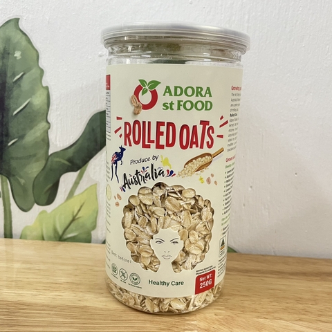 Yến mạch hấp chín cán dẹp Adora st Food Rolled Oats