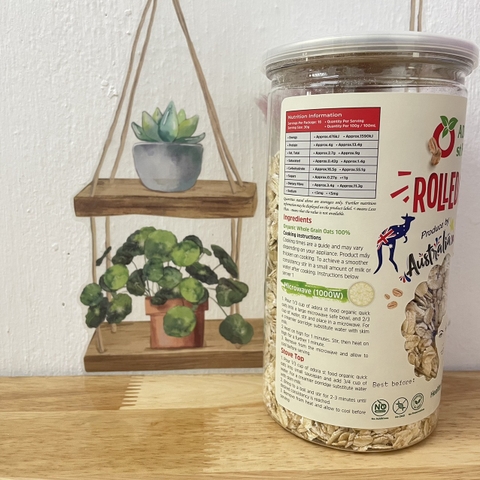 Yến mạch hấp chín cán dẹp Adora st Food Rolled Oats