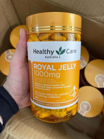 Sữa ong chúa Heathy Care Royal Jelly đẹp da, chậm lão hóa 365 viên