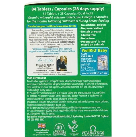 Vitabiotics Pregnacare Breast - feeding 84 tabs
