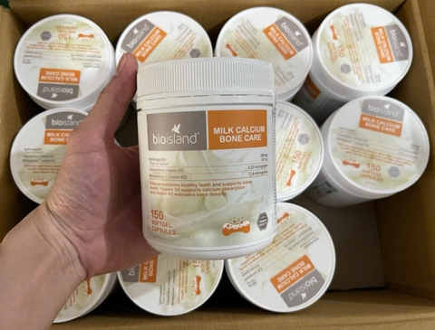 Bio Island Milk Calcium Bone Care 150 viên bổ sung canxi cho mẹ bầu